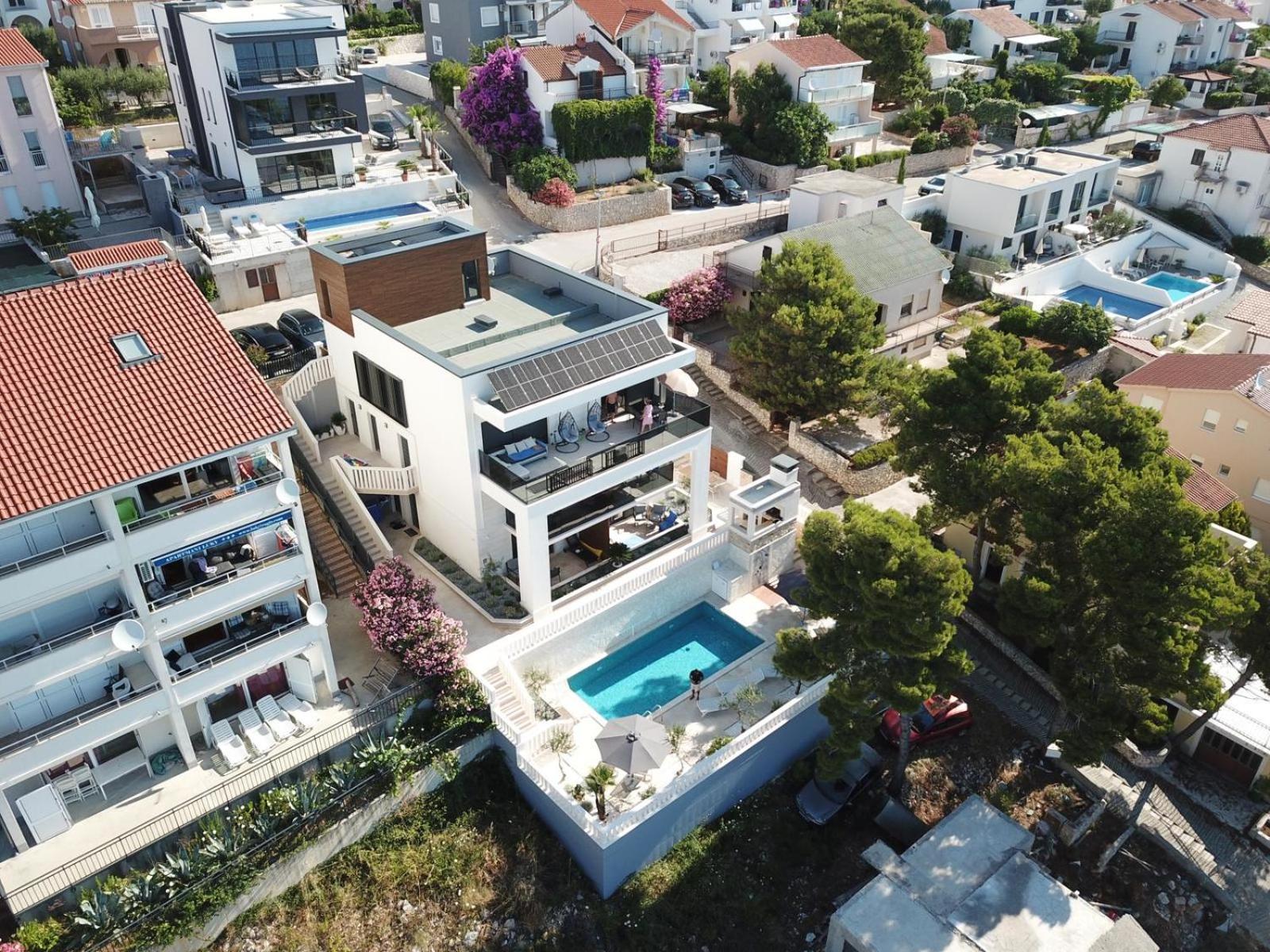 Luxury Beachfront Villa Carlisa Čiovo Exteriér fotografie