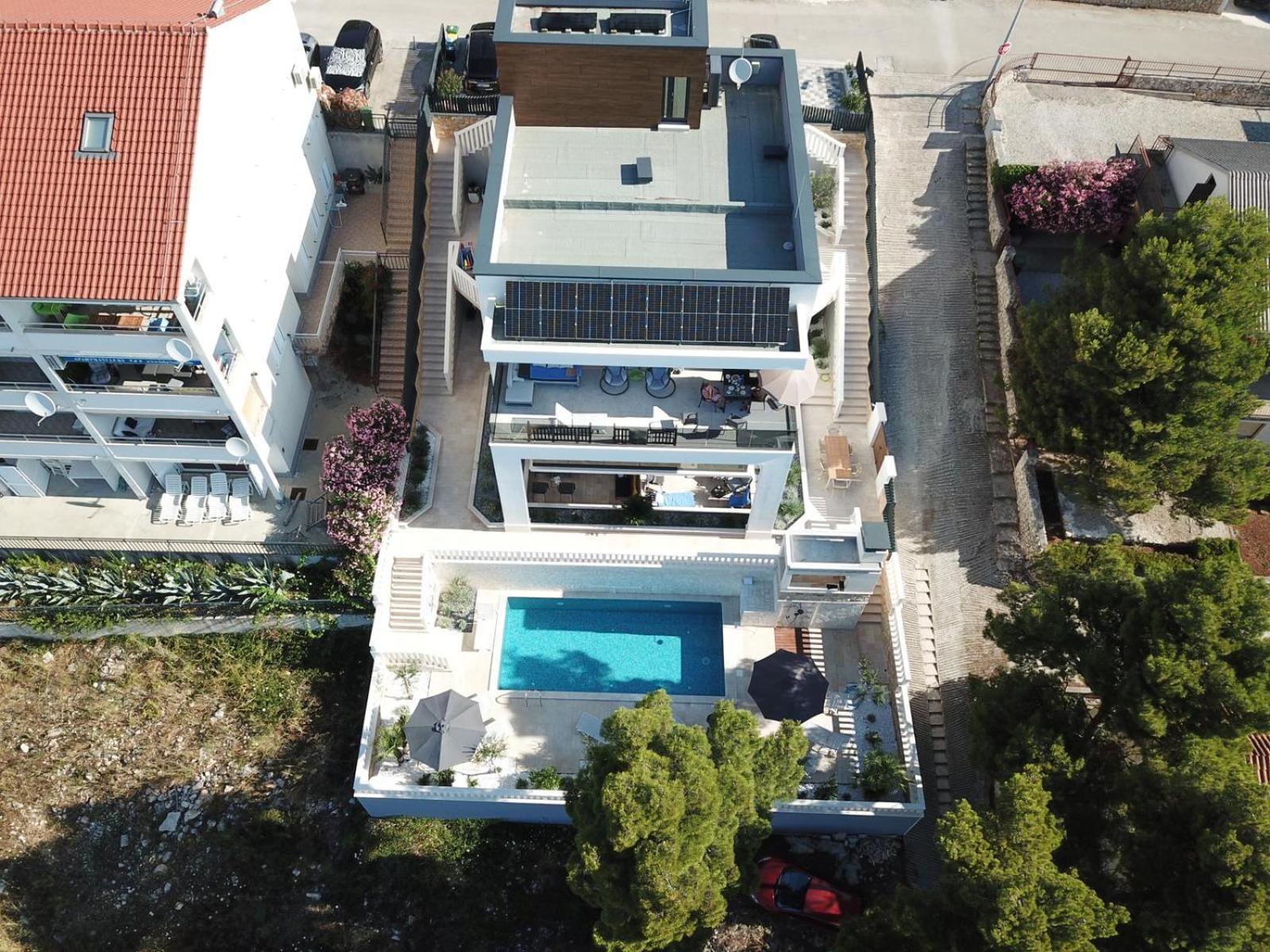 Luxury Beachfront Villa Carlisa Čiovo Exteriér fotografie